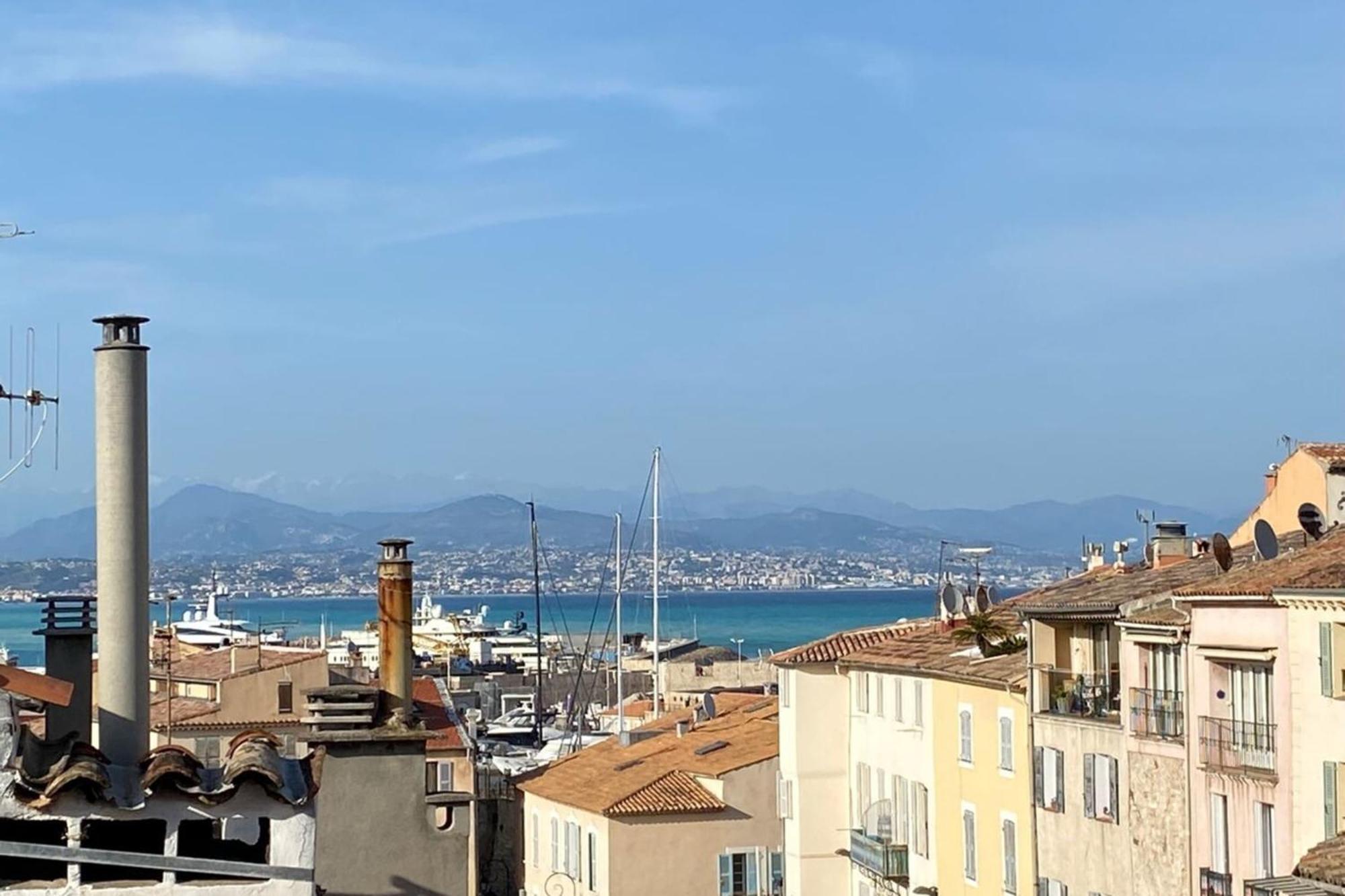 06M - Old Antibes Beautiful Duplex Terrace With Sea View 아파트 외부 사진
