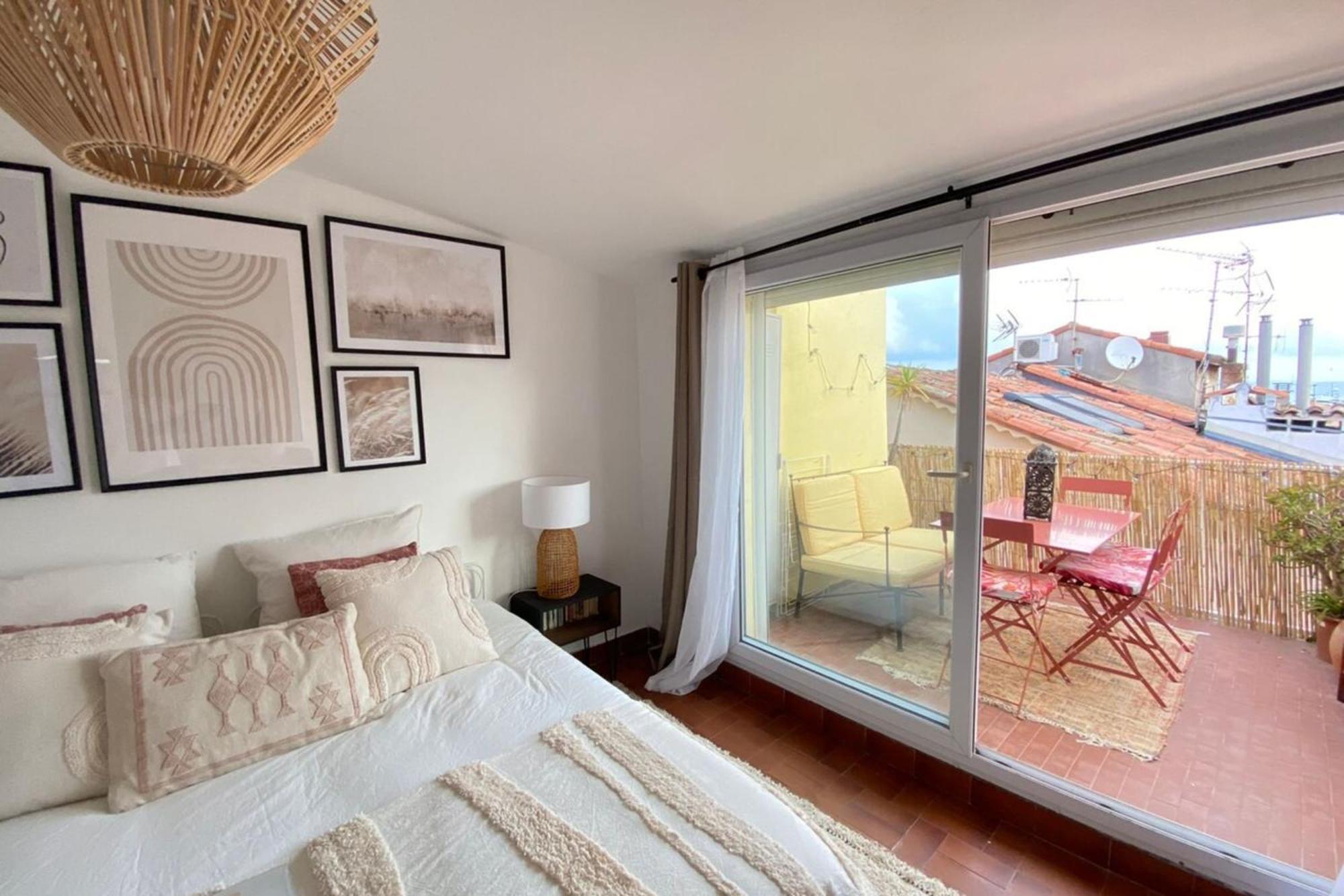 06M - Old Antibes Beautiful Duplex Terrace With Sea View 아파트 외부 사진
