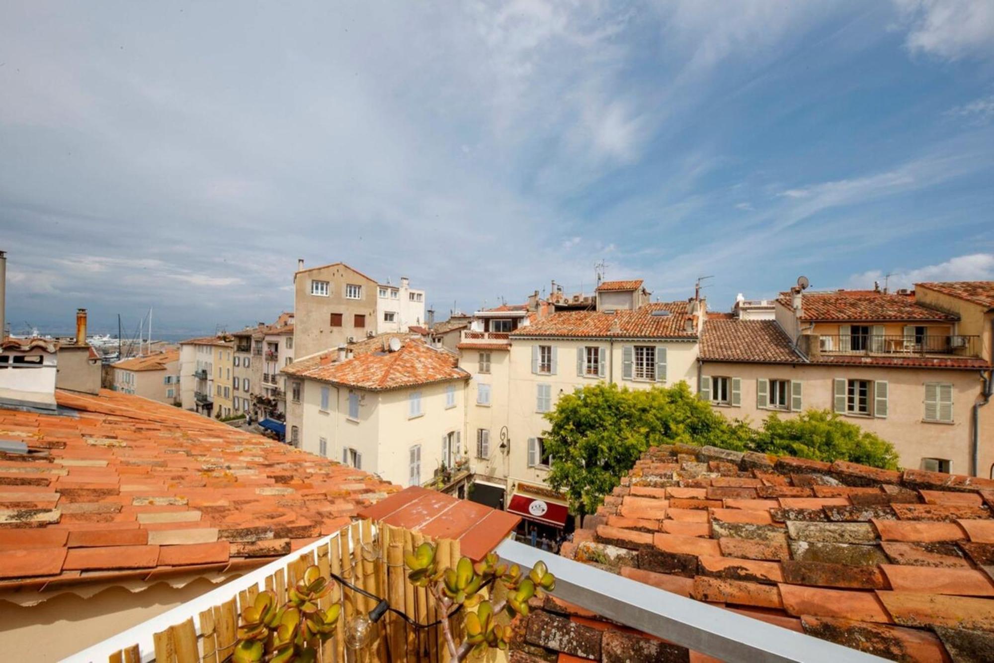 06M - Old Antibes Beautiful Duplex Terrace With Sea View 아파트 외부 사진