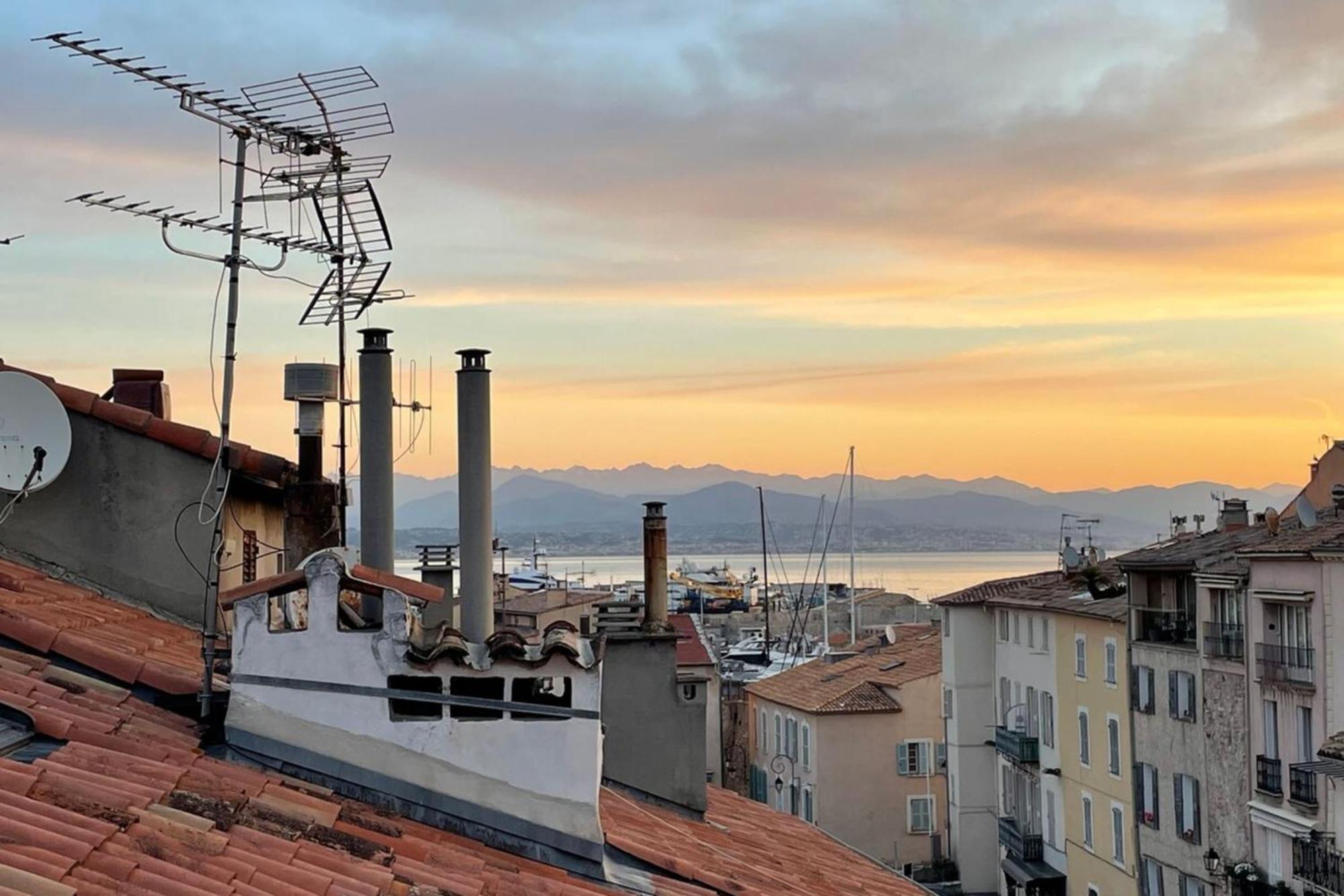 06M - Old Antibes Beautiful Duplex Terrace With Sea View 아파트 외부 사진